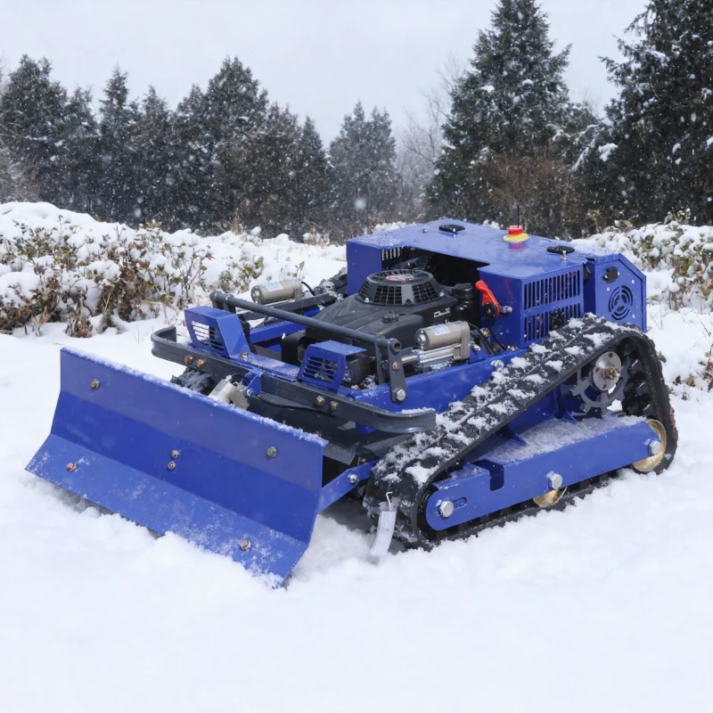 

Индивидуальная интеллектуальная гусеничная газонокосилка для очистки зимнего снега, специальный полный пульт дистанционного управления, сельскохозяйственное оборудование