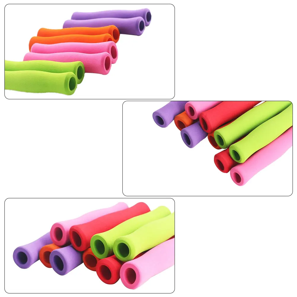 

4 Pcs Handle Sponge Grips Cover Handlebar Ends Human Body Protective Bike