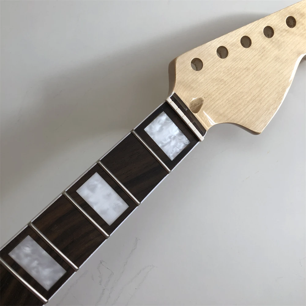 

DIY Guitar Neck Maple 22 Frets 24Inch Scale length Rosewood Fingerboard Gloss