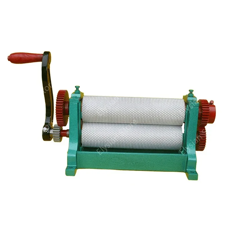 

450mm Length Rollers Beeswax Foundation Machine, 86mm Diameter Strong Rollers, 5.4mm/4.9mm Cell Size Foundation Machine