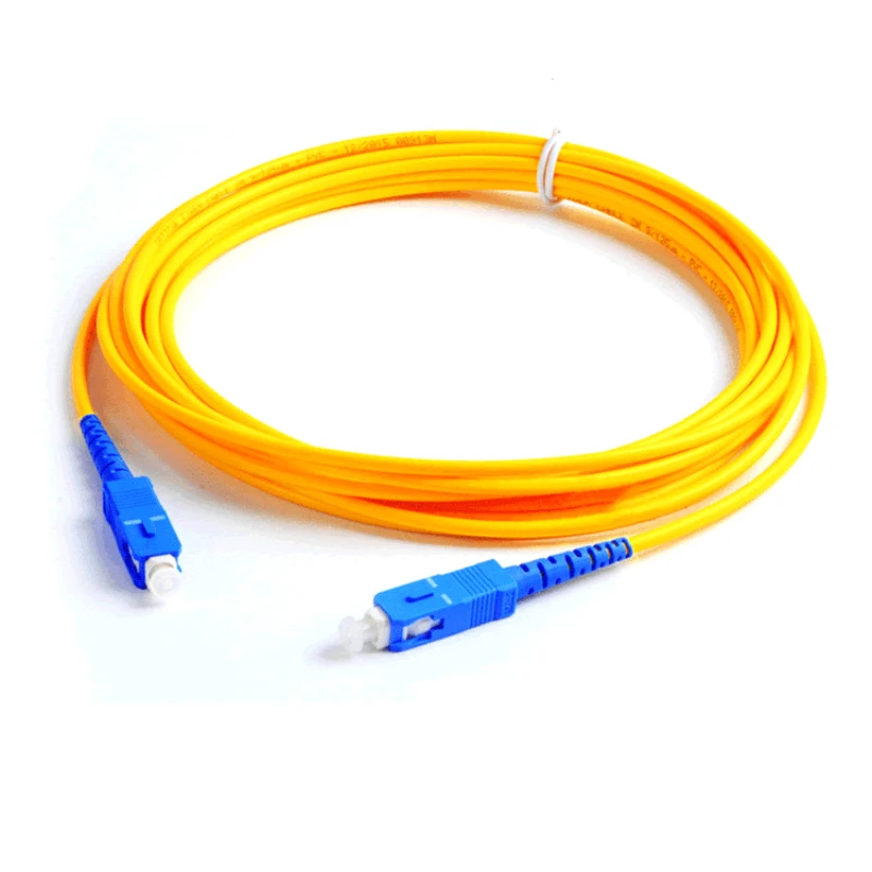 

SC to SC UPC Fiber Optical Patch Cable Singlemode Simplex SMF 9/125μm Single Mode Bend Insensitive 3.0mm Fiber Optic Cord