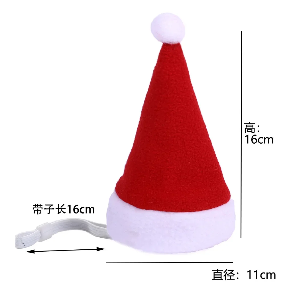 Pet Cat Dog Christmas Hat Cap Puppy Dog Accessories for Small Dogs Dog Costume Dog Hats for Cats Dog Costumes Pet Supplies