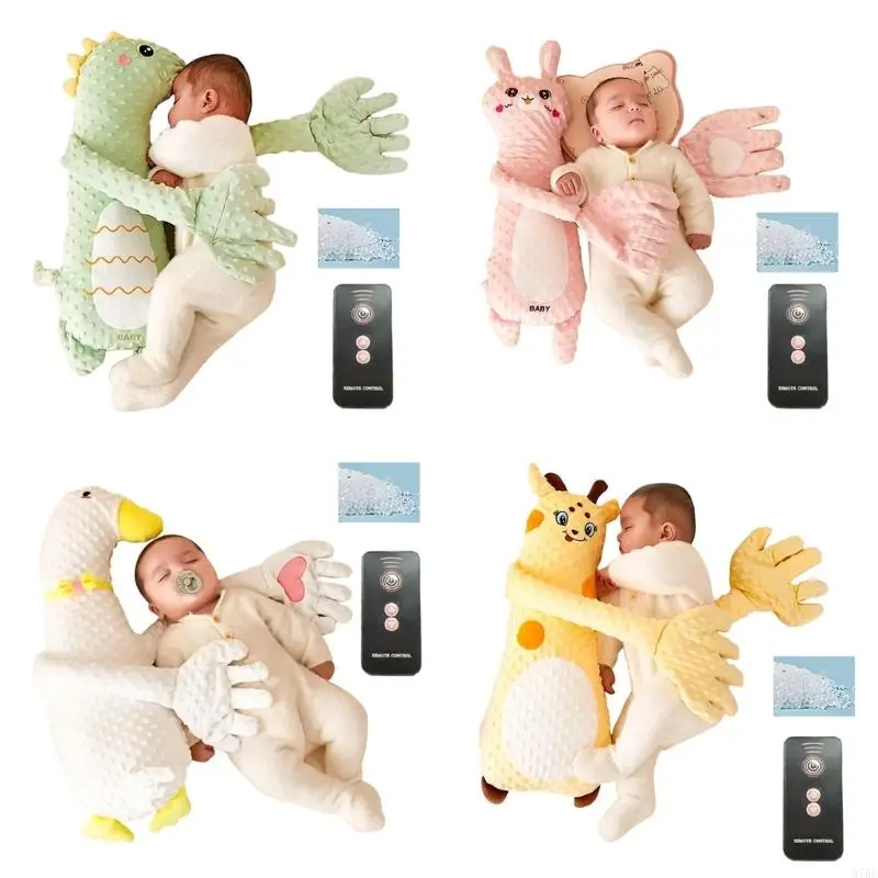

97BE Multifunction Intelligent Pacify Hand Toy Baby Mood Calming Doll Lovely