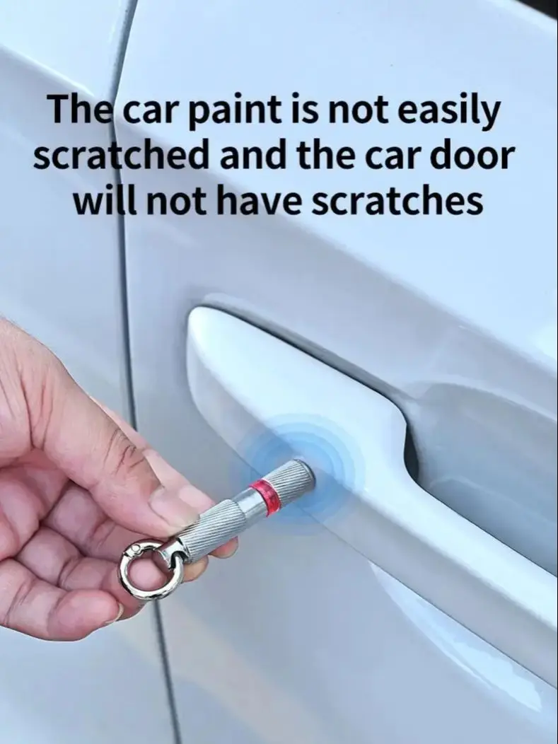 Déchargeur électrostatique à tige statique, porte-clés antistatique Portable, éliminateur de climatisation sèche d'hiver, détection d'électricité LED