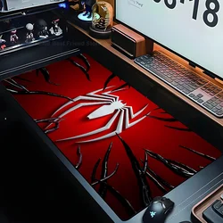 Tapis de clavier de jeu S-Spider-man Prime, célèbre héros souriant, polymères de souris, tapis de bureau avec tapis, accessoires de jeu, média