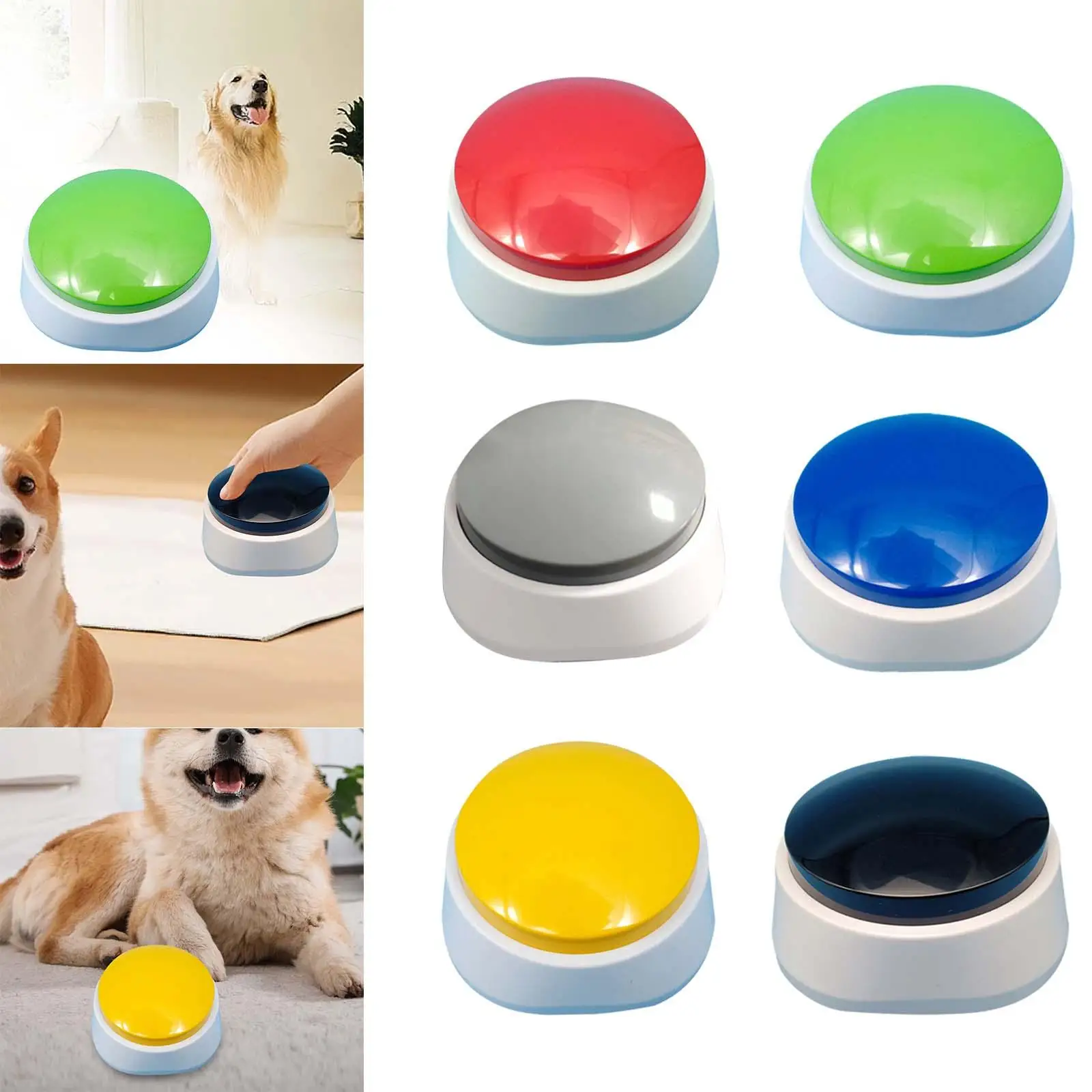 Puppy Dog Training Button Funny Gift Pet Speaking Buttons for Office Study