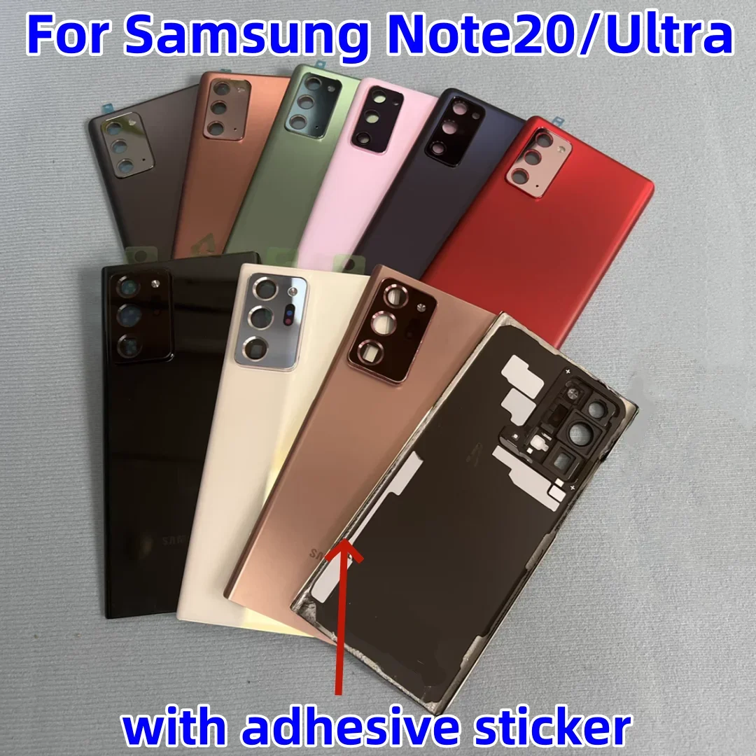 

Back Glass battery cover case for Samsung Galaxy Note20 Note20Ultra SM-N9810 N9860 N986U1 Housing Back Cover Repair Parts Door