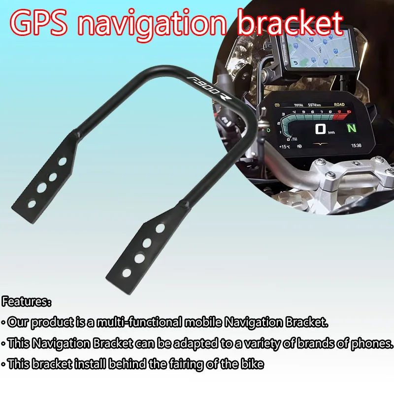 

Motorcycle Windshield Stand Holder Phone Mobile GPS Navigation Plate Bracket NEW For BMW F900XR F 900 XR F900 XR 2019 2020 2021