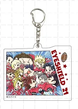 Anime 21 Keychain Doll Kobayakawa Sena Hiruma Yoichi Shin Seijuro Acrylic Keyring Pendant for Gift