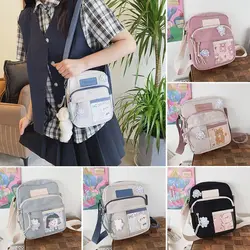 Small Shoulder Messenger Bag Vintage Cute Soft Nylon Crossbody Bag Girls Casual Mini Shopping Bags