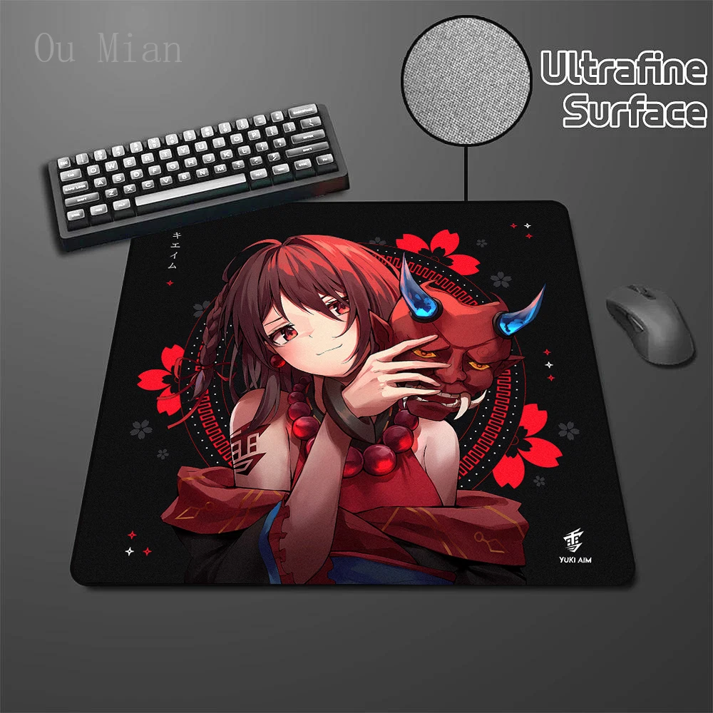 

45x40CM YUki Aim Speed Mousepad Game Premium Mouse Mat Gamer Professional Gaming E-Sports Mouse Pad Locking Edge Desk Mat
