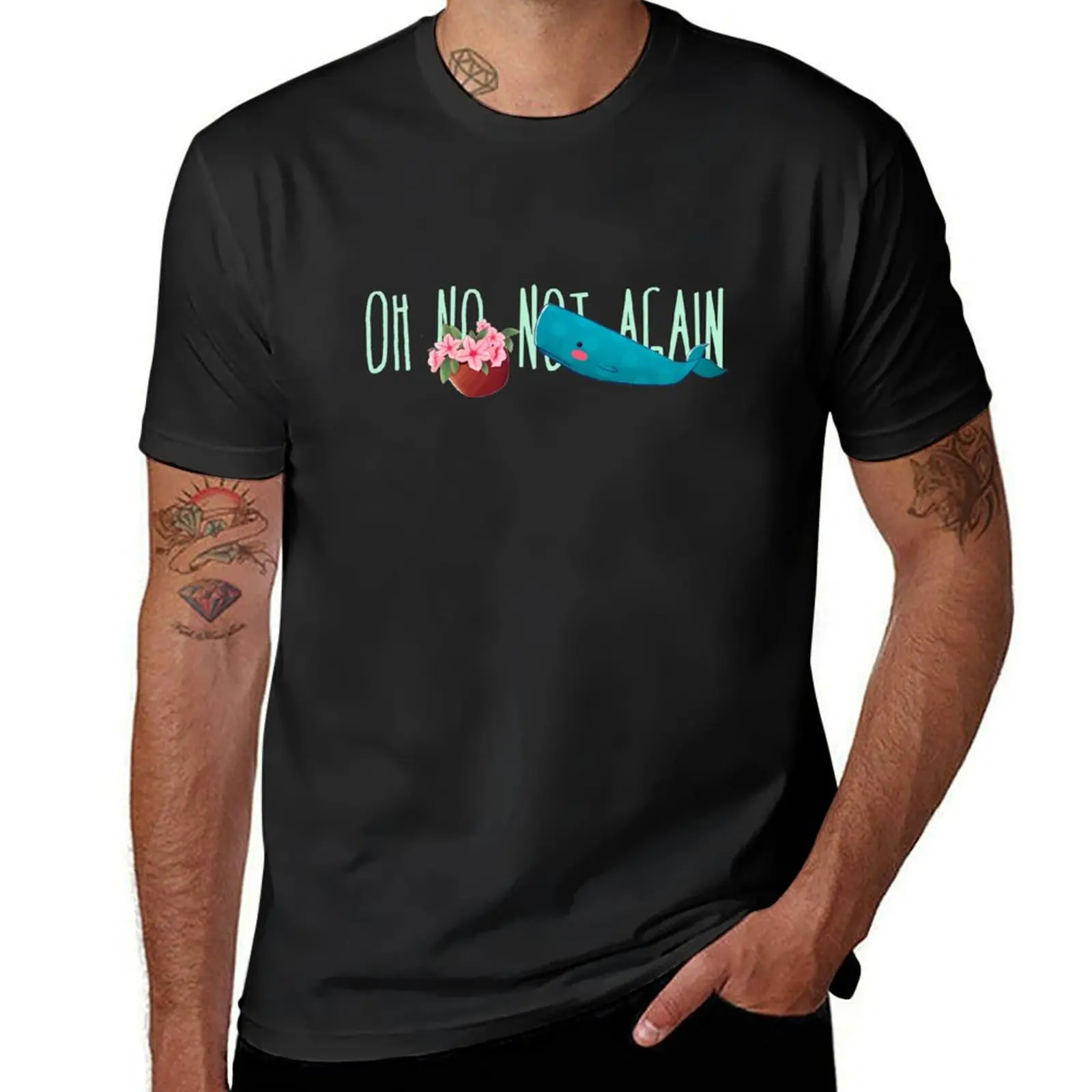 Oh Nee Niet Weer T-Shirt T-Shirts Vintage Sublieme Heren Grafische T-Shirts Hiphop