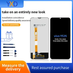 6.51“ Original Vivo Y52S Y51 2020 Y53S Y31S Lcd Display Touch Screen Digitizer Assembly with Frame