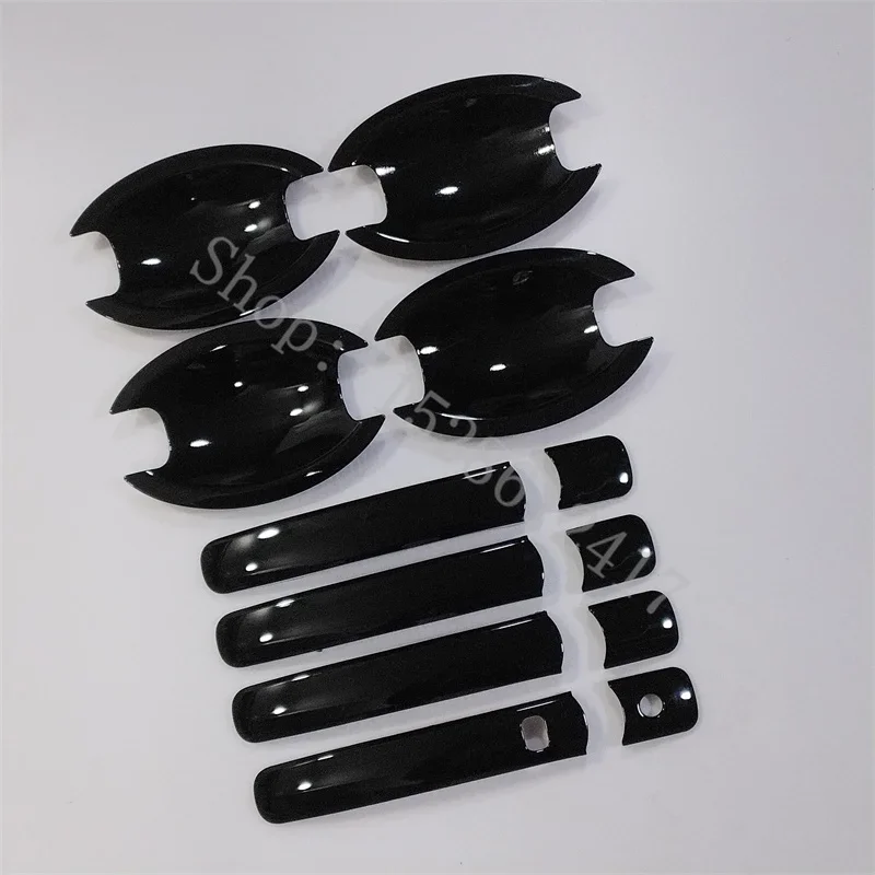 Glossy Black Chrome Side Door Handle Cover Trim for NISSAN X-Trail T31 2008 2009 2010 2011 2012 2013 Car Accessories