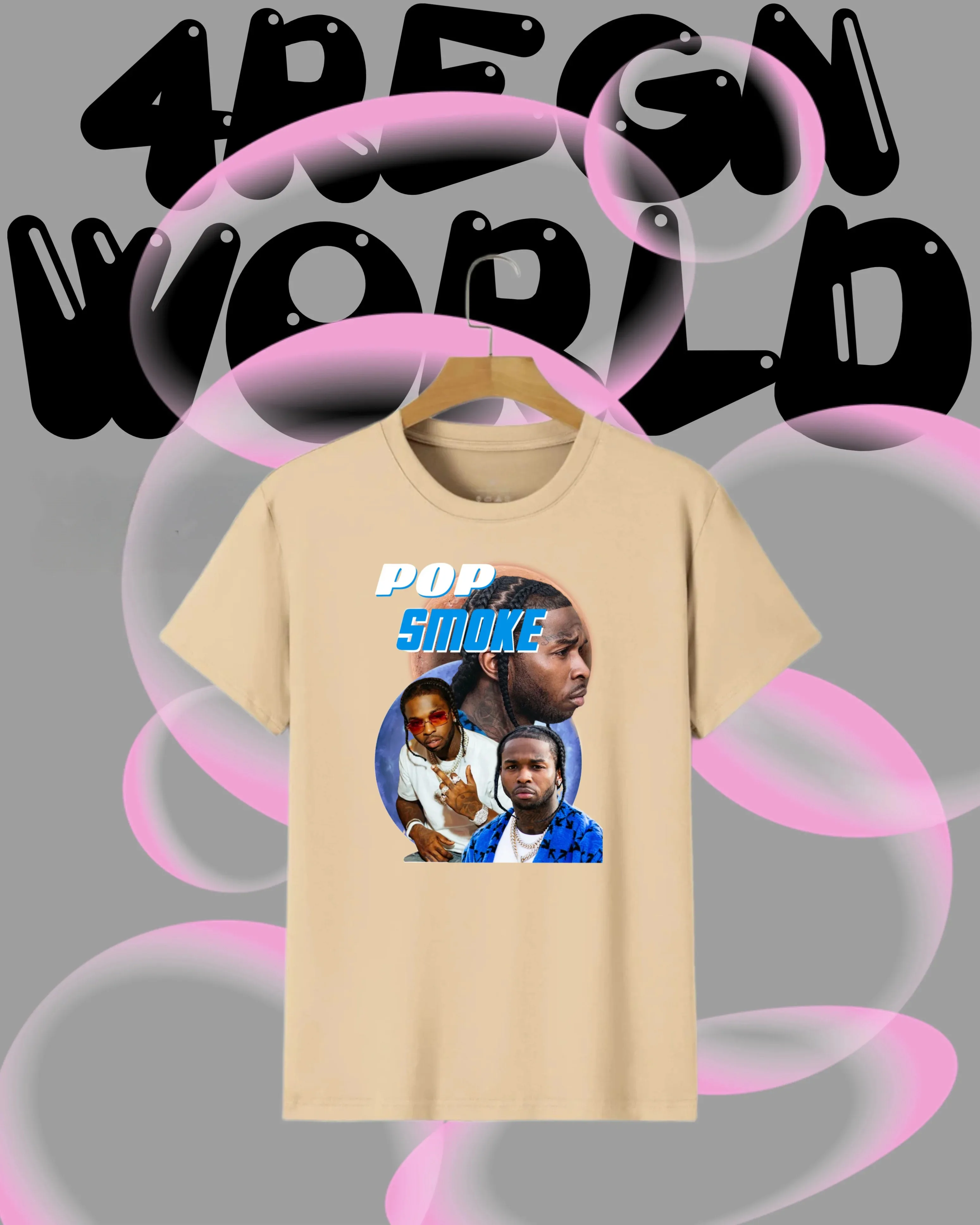 2025-26 جنوب أفريقيا الصيف البوب الدخان 100% القطن الخالص المطبوعة مغني الراب الهيب هوب الاتجاه تي شيرت للجنسين الرجال قصيرة الأكمام عادية #5