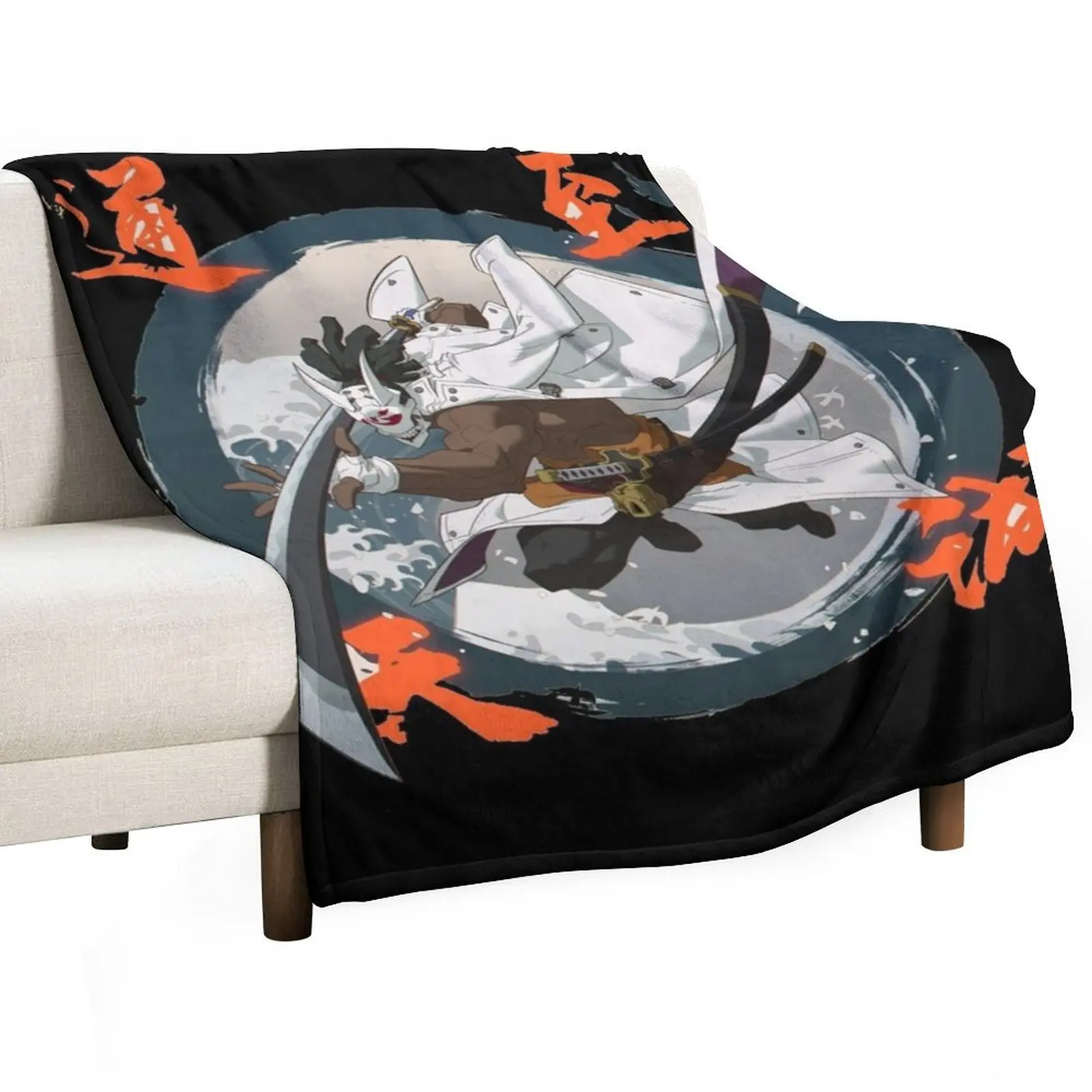 Guilty Gear - Nagoriyuki Throw Blanket Decoratives blankets ands wednesday Comforter christmas gifts Designers Blankets