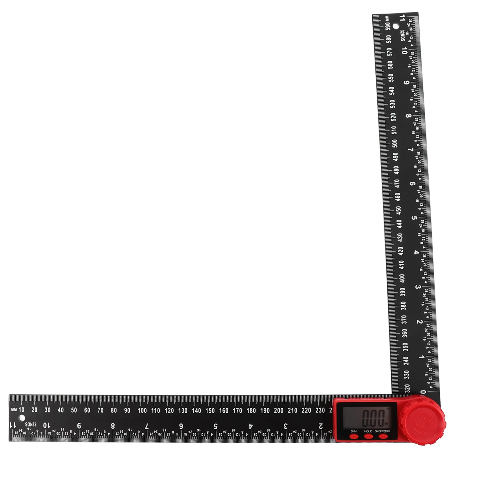 

iplusmile 1 Set Digital Angle Ruler Protractor Rotary Tool Foldable Portable Measuring Finder ABS Rotatable