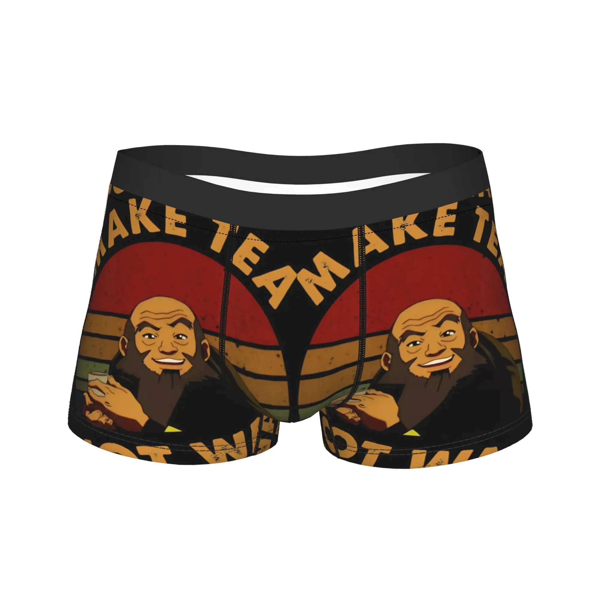 The Last Airbender Avatars Uncle Iroh Make Tea Not War Underwear  Trunk Trenky Men's Panties Comfortable Boxer Brief Gift Idea