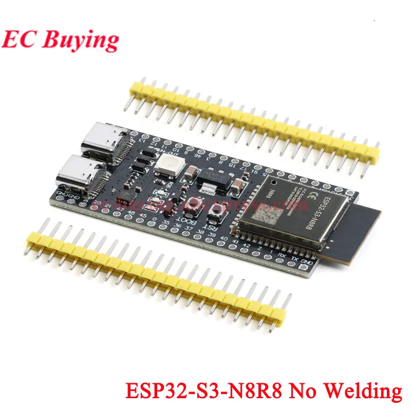 2 szt./1 szt. ESP32-S3 DevKitC N8R2 N8R8 N16R8 Nano Płytka Rozwojowa Bezprzewodowa WIFI Wi-Fi Ble BT 5.0 32-bitowy Moduł Rdzeniowy MCU ESP32S3 — zdjęcie produktu 3