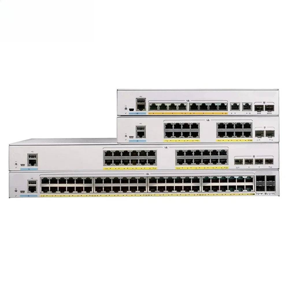 

hot saleOriginal 24 Ports POE Switch Ethernet Industrial Enterprise Switch C1000-24P-4G-L Network Switch Lan