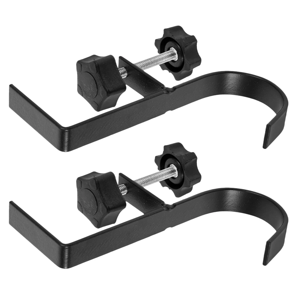 

2Pcs Desk Bag Hooks NoDrill for Hanging Backpacks H bags Office Home Stainless Easy Installation Desk Edge