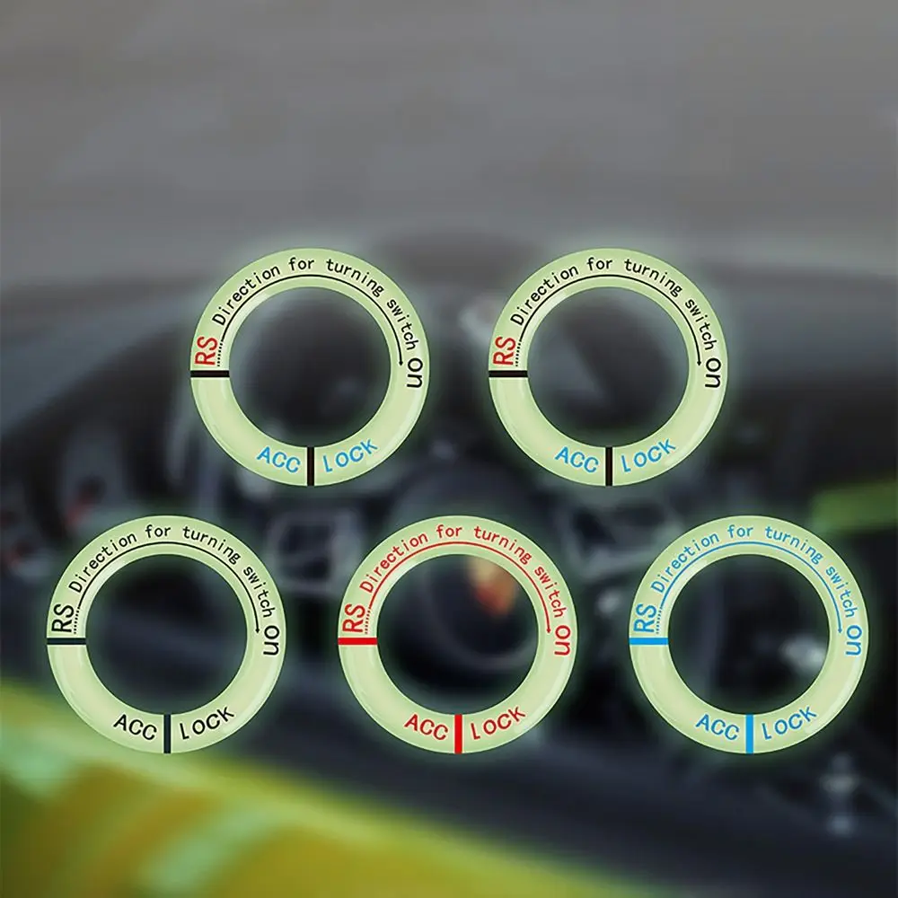 

Флуосфера, крышка переключателя зажигания, флуоресцентное украшение автомобиля, брелок для ключей, наклейка с отверстием, аксессуары для интерьера, наклейка для автомобиля, наклейка