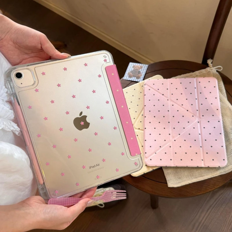 Odpinany pokrowiec na iPad Air 5 generacji, etui na iPad 10.2 cala 7, 8, 9 generacji, iPad Air 3 generacji 2019, Pro 11 2, 3, 4 generacji, wzór w kropki — zdjęcie produktu 5