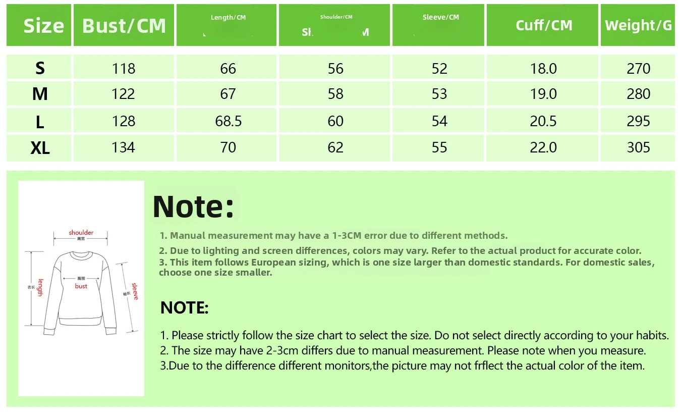 Women's Fleece-Lined Cat Letter Print Sweater Autumn Winter Back Bag Collar round Neck Popular Style