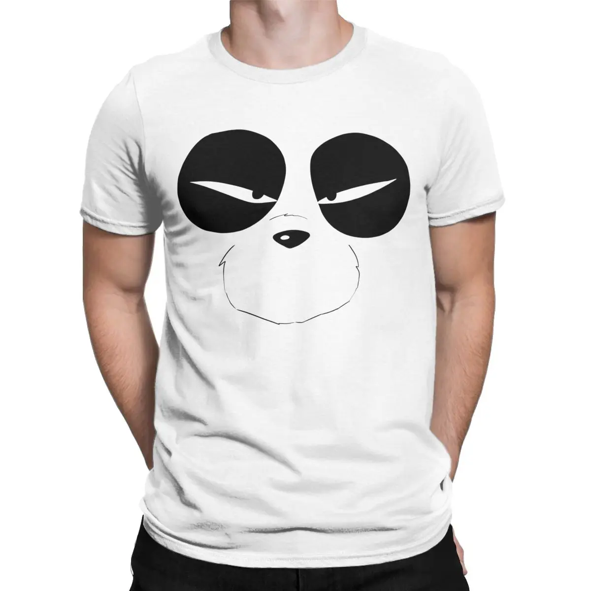 Camiseta con estampado gráfico de Panda Genma Saotome Ranma para hombre y mujer, ropa de algodón puro, novedad de verano, 1/2