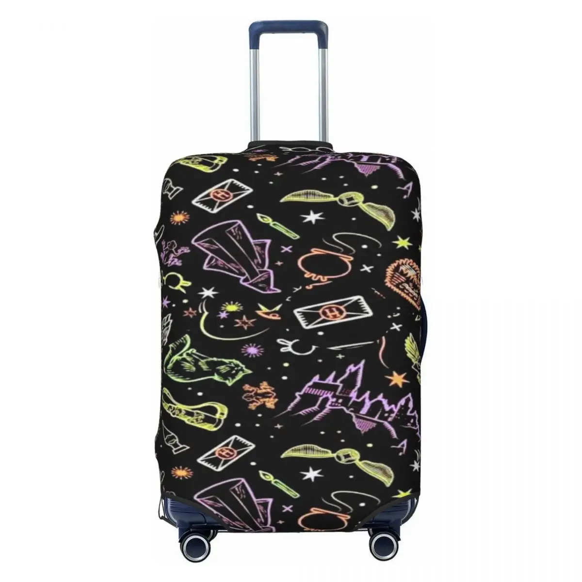 

Custom Cute H-Harrys Movie Luggage Cover Protector Washable Travel Suitcase Covers