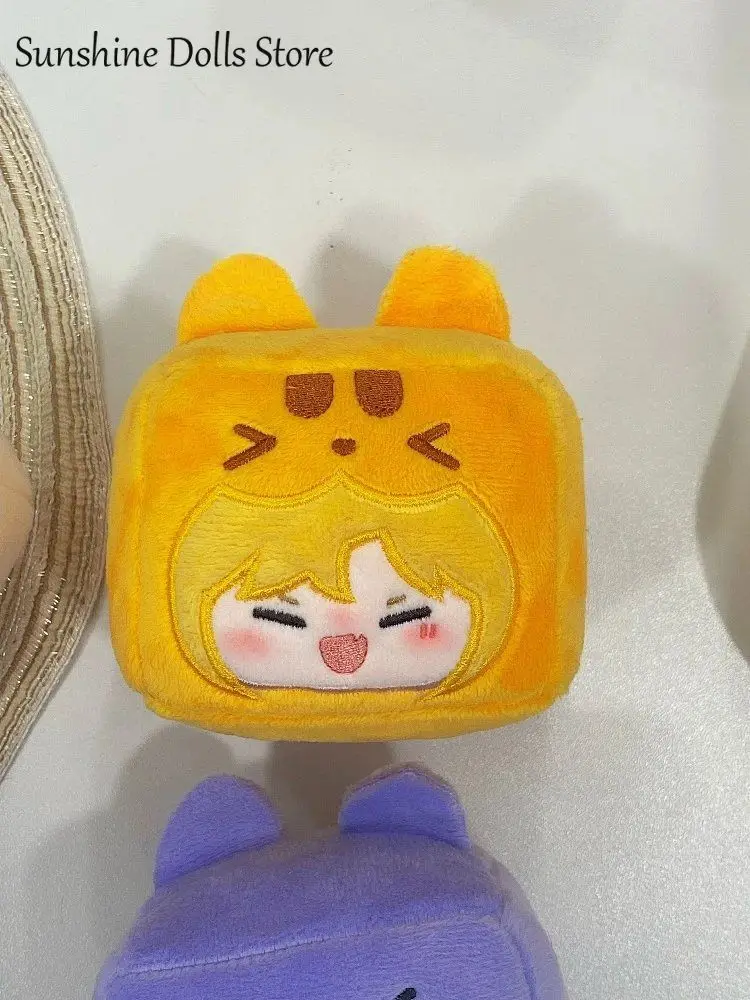 لعبة لجميع الأوقات مرة أخرى جريمان آين علاء كلارنس Kawaii صندوق مربع 8 سنتيمتر تأثيري رائعتين أفخم محشوة دمية قلادة مفتاح سلسلة اللعب