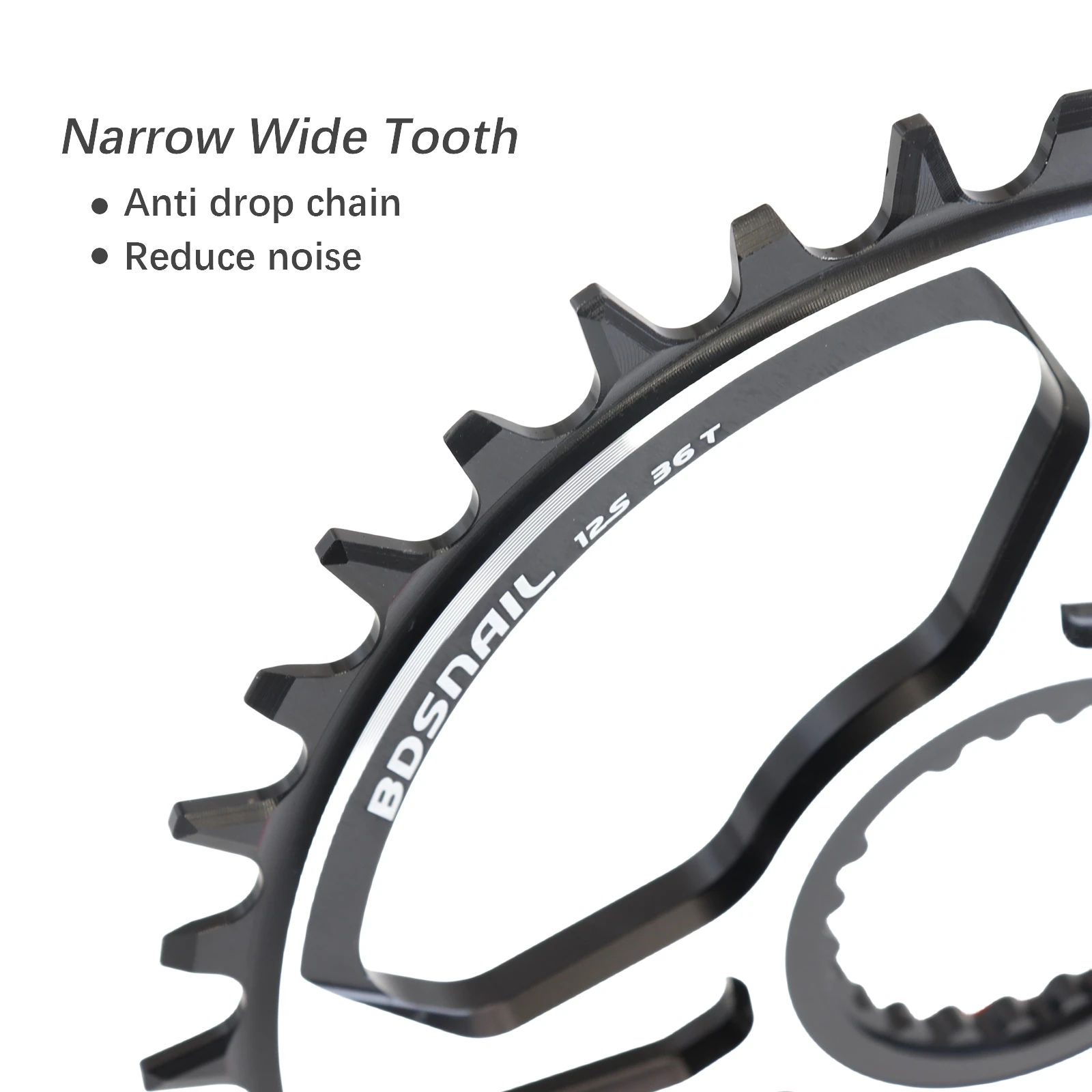 SNAIL Round/Oval Direct Mount Chainring for Shimano M9100 M8100 M7100 M6100 Narrow-Wide 32–38T
