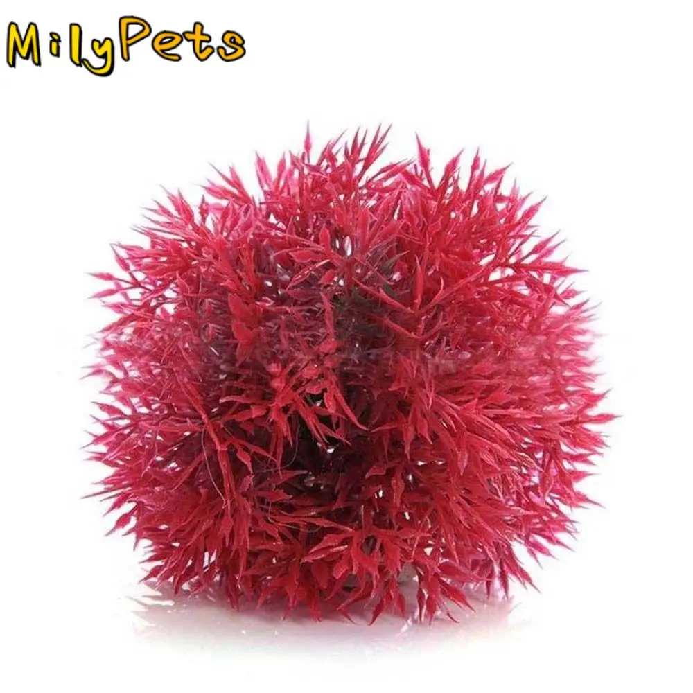 

Plastic Plant Craft Aquarium Decoration Seaweed Ball Grass Ball Fish Tank Ornament