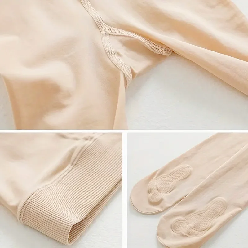 Women Casual Tights Sexy High Waist Anti-snag Footed Pantyhose Plus Size Non-slip Silicone Slimming Pantyhose Stockings Ballet