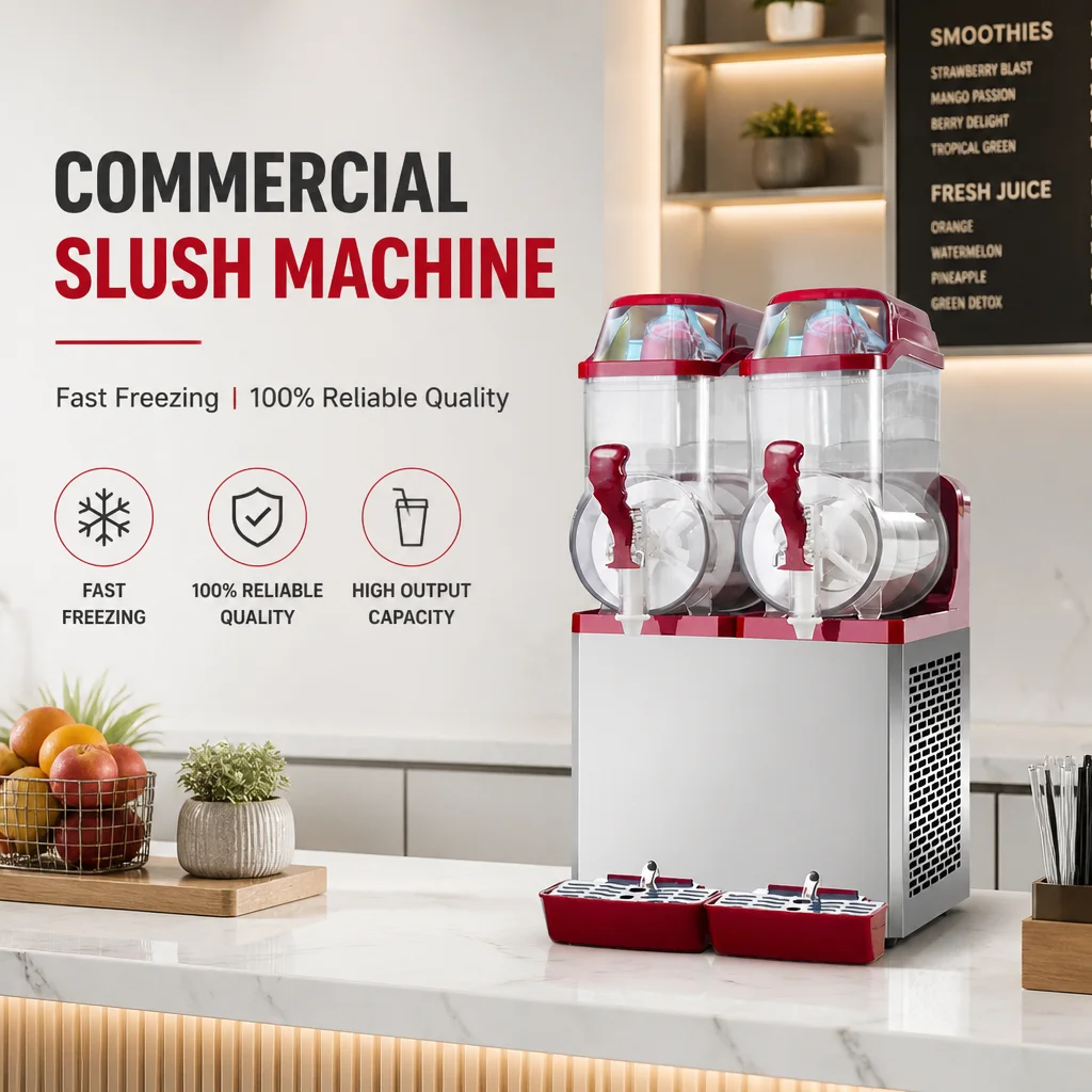 Double Tank 24L Frozen Margarita Machine