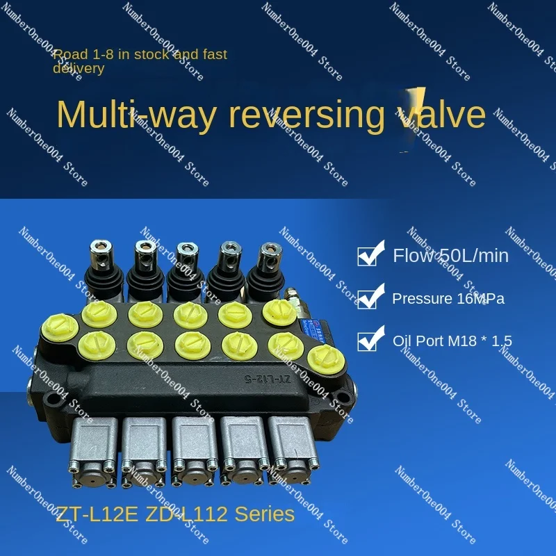 Zd102 Zt12 Hydraulic Multi-Way Valve Hand-Directional Valve Bidirectional Fish Fillet Control Single Bidirectional Cylinder