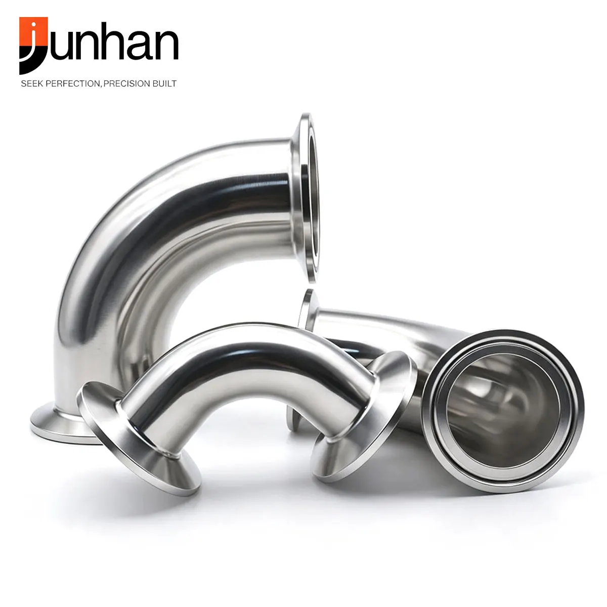 304 316L Stainless Steel Tri-Clamp 90 Degree Elbows 3/4
