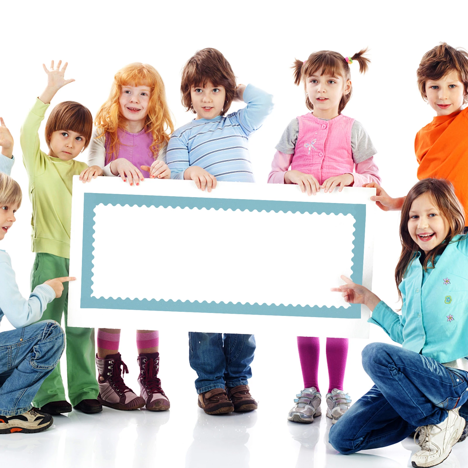 

Removable Decorative Paper Border Classroom Bulletin Board Decorations Wall Blackboard Trim Scalloped Border