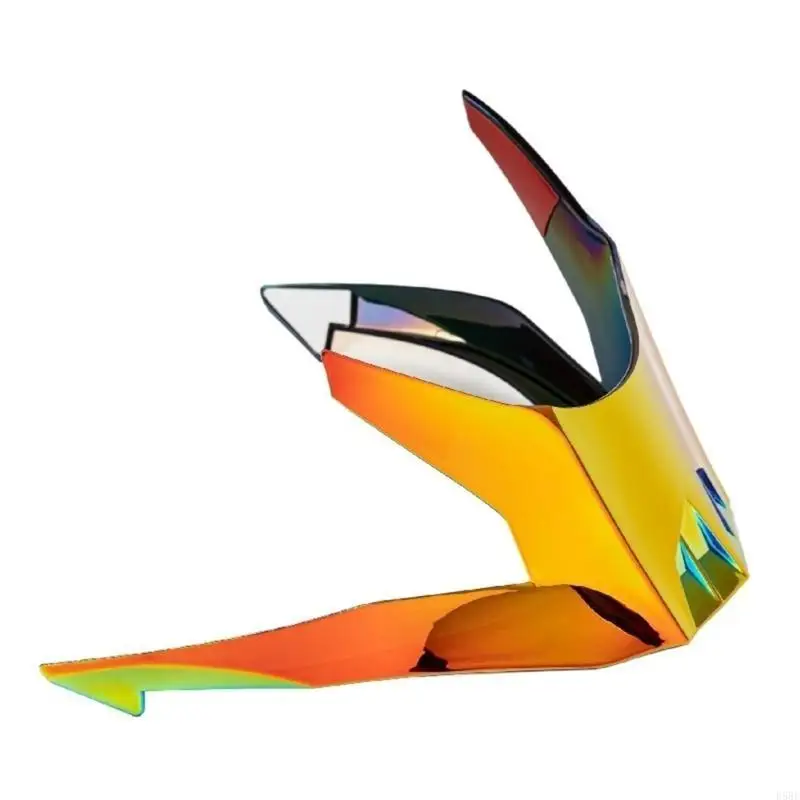 

D5BE Easy Installation Innovative Tail Wing for FF801 Helmets Offering Stability and Improves Riding Comfort And Safety