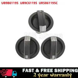 A/C Heater Fan Control Knobs Speed Temp Vent Knob For Ford Ranger PK 2009-2011 UB9B61195 UB9C61195 UR5861195C UR5661195C