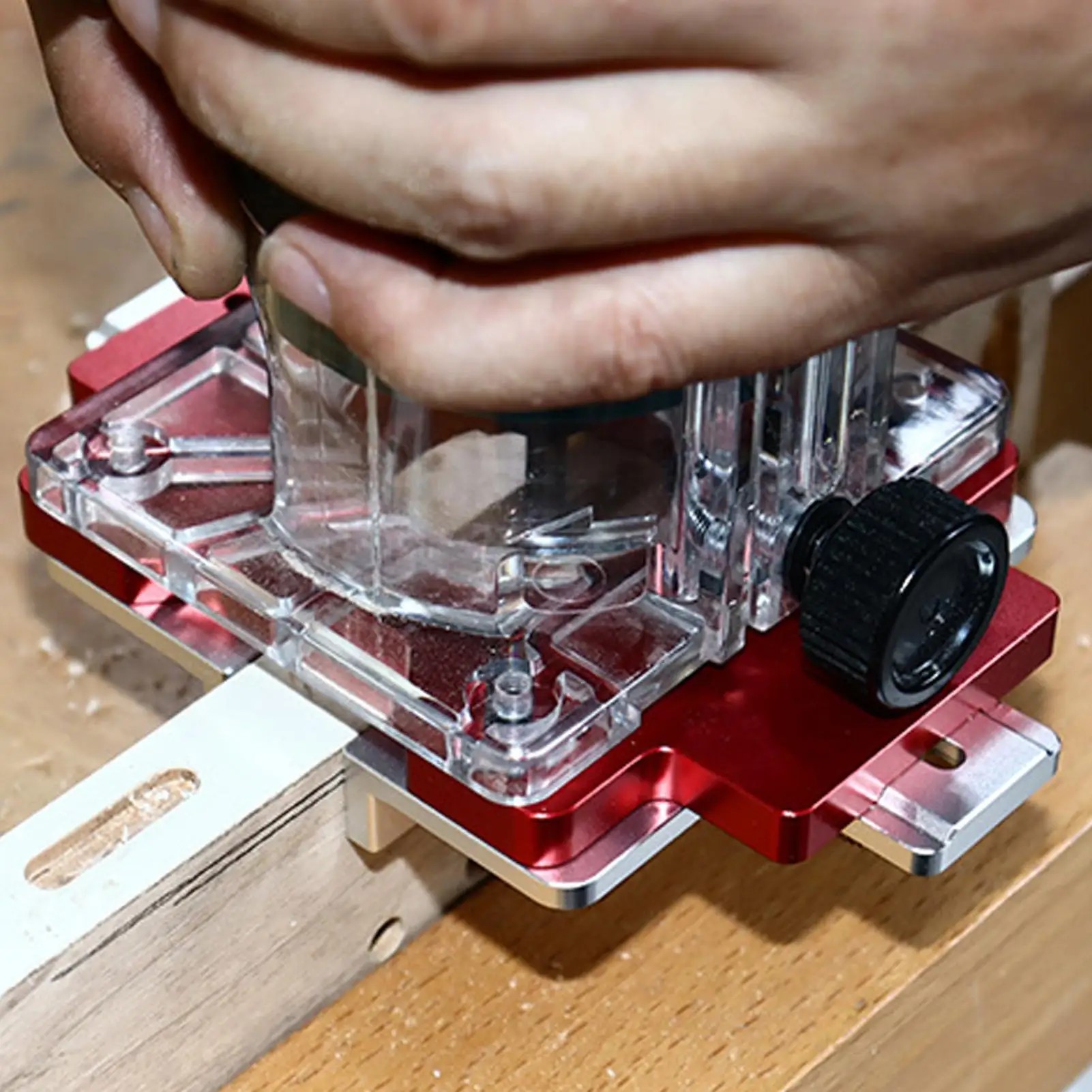 Mortise And Tenon Tools 2-in-1 Fluting Jig For Woodworking Guide Slotting Position Tool For Circle Installation Door Cabinet