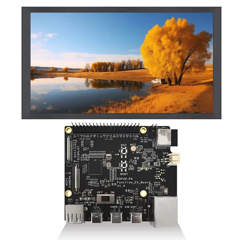 ESP32-P4-Function-EV-Board 7 Polegada Tela LCD 1024X 600 Para Casa Inteligente Placa de Desenvolvimento de Internet das Coisas