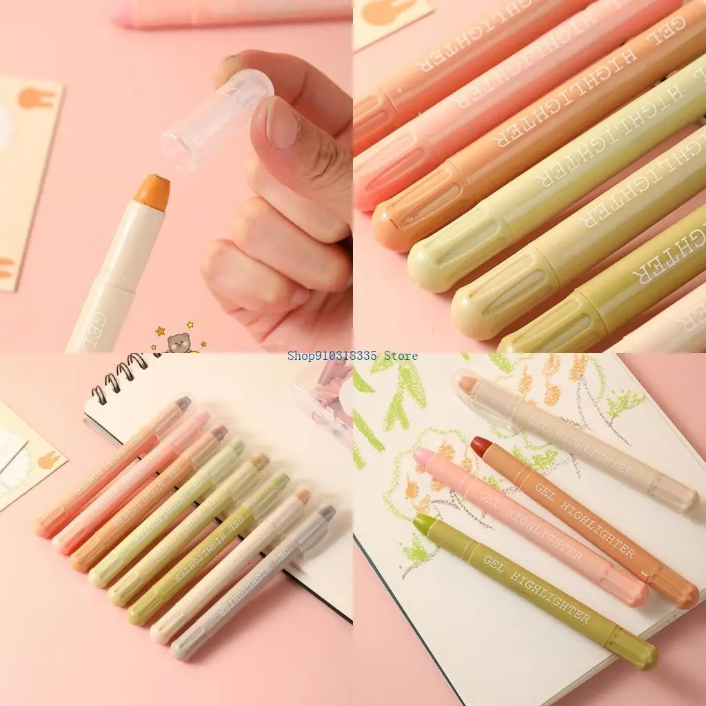 

8 Pcs Highlighter Marker Highlighter Set Bible Marker Pen Gel Highlighter Pen