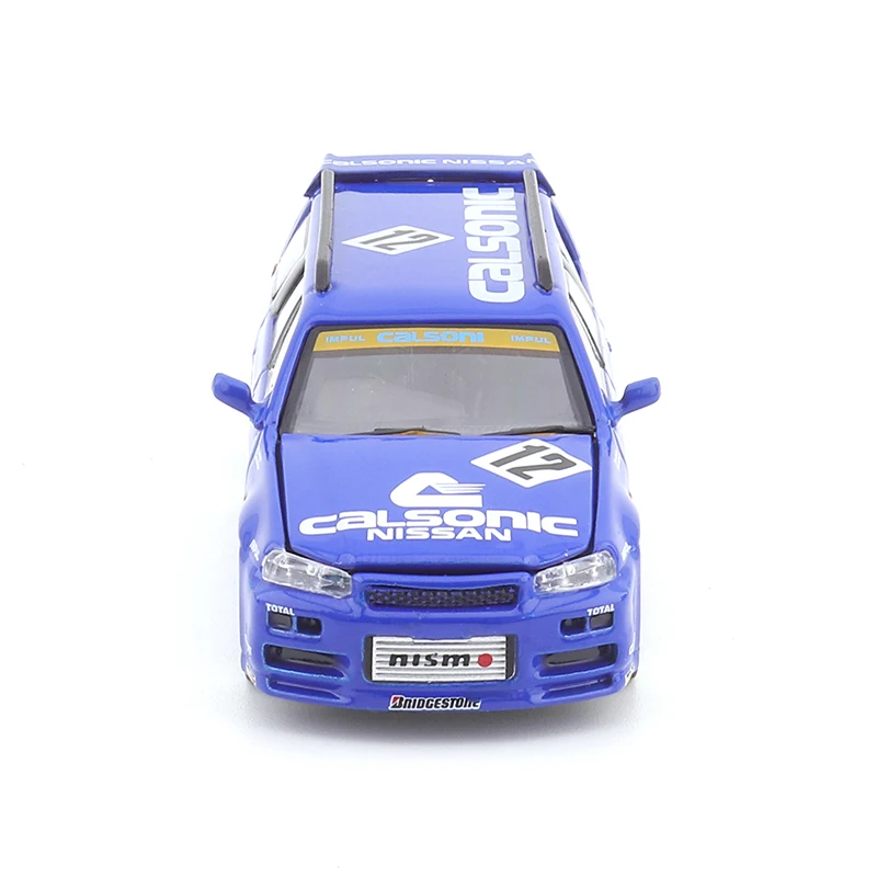 Xcartoys Pop Race 1/64 Stagea R34 Calconische Auto Legering Speelgoed Motorvoertuig Diecast Metalen Model Kinderen Kerstmis Speelgoed Voor Jongens