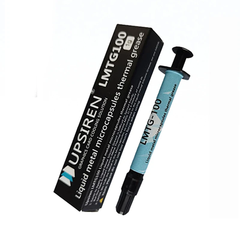 UPSIREN LMTG-100 CPU/GPU Core Cooling Silicone Grease 1g/3g 100W/MK Thermal Paste Extruded Liquid Thermal Paste Easy to Apply