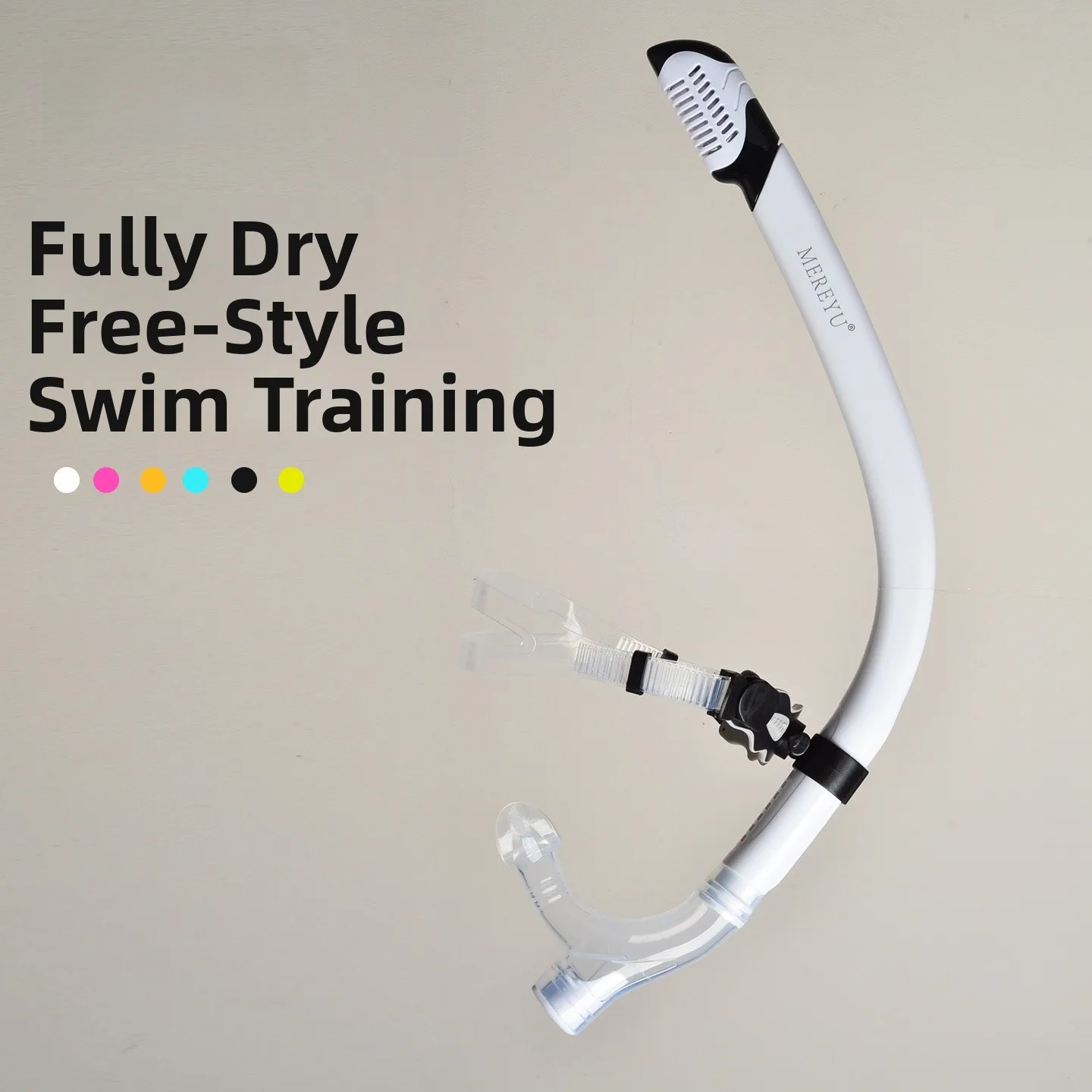

Front Loaded Dry Snorkel Diving Breathing Tube Underwater Breathing Device Swimming Training Equipment Outdoor Cam Travel...