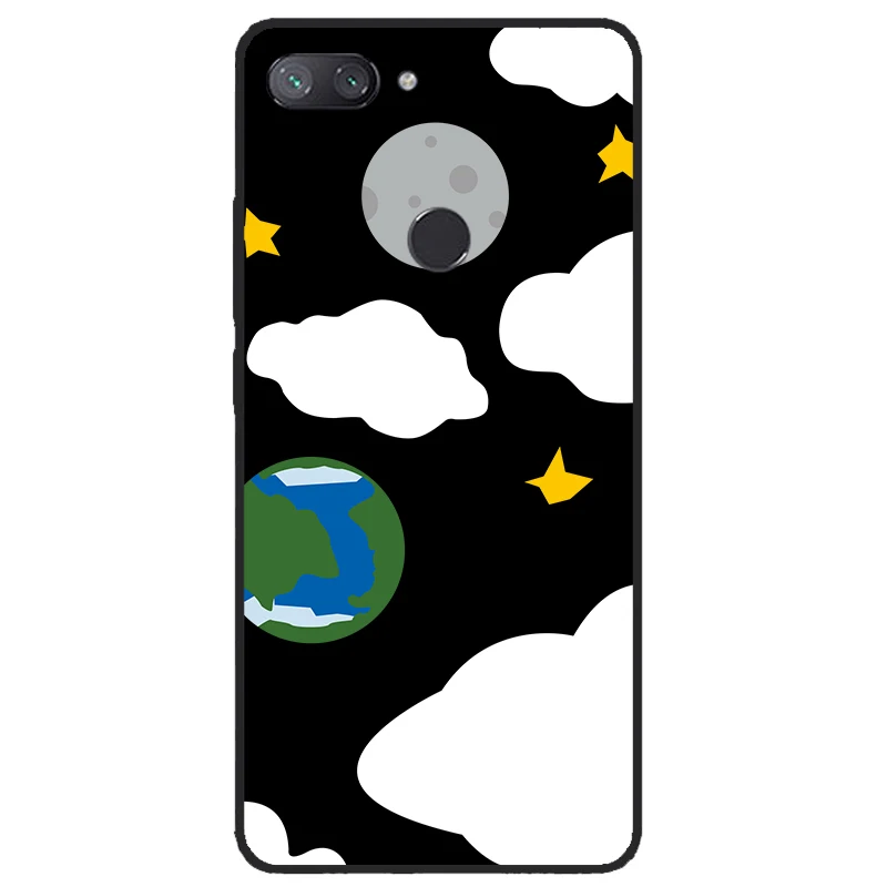 Soft Case For Xiaomi Mi 8 / Mi8 Pro / 8Lite Cover Cute Silicone Soft Black Covers for Xiaomi MI 8 Lite / 8SE SE Shockproof Capa