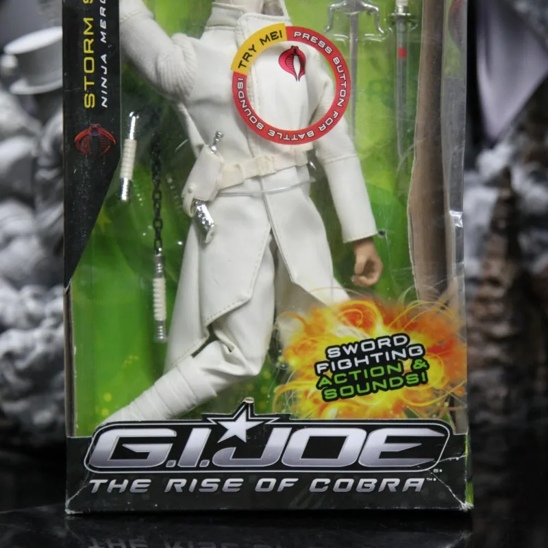 Hasbro G.I.Joe Movie 12" Storm Shadow Articulated Action Figure Cobra Ninja MIB New Collectible Gift