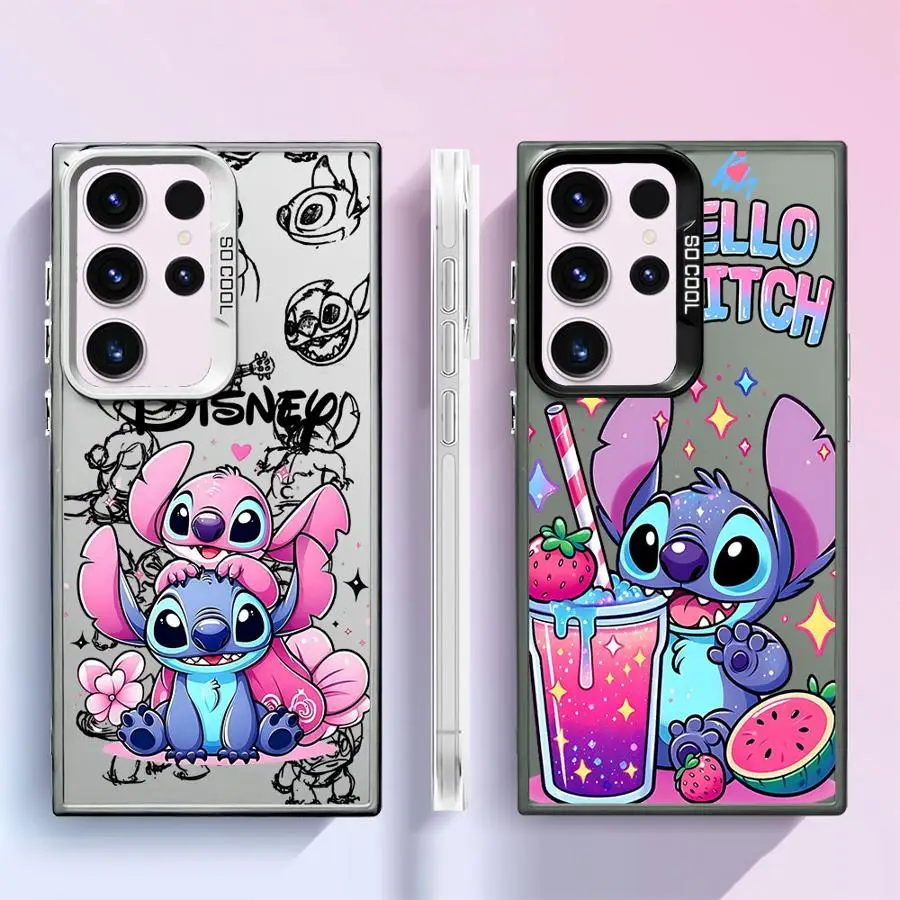 דיוני תפר דיוני מקרה טלפון חמוד עבור גלקסיה s23אולטרה s24 אולטרה s20 s22 s23e הערה 20 אולטרה s21 פלוס s20fe s24fe כיסוי