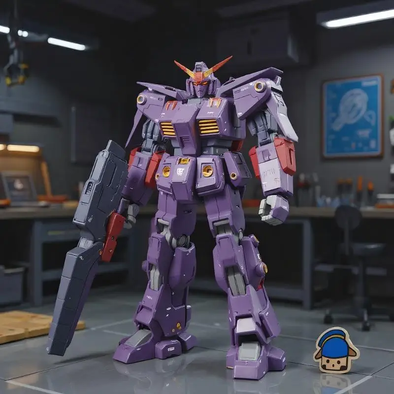 لتقوم بها بنفسك نموذج الملحقات المشتعلة مياه الثلج ملصق مائي HGUC-108 ل MRX-010 النفسية MK-II عالية الوضوح ملصق المياه الفلورسنت